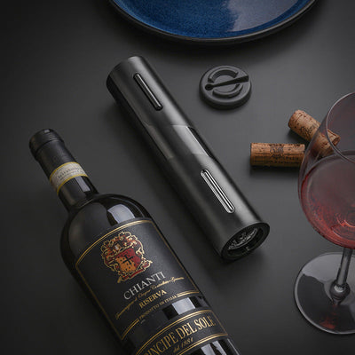 Fenzor™ Rechargeable Electric Wine Opener – Automatic Bottle Opener with Foil Cutter