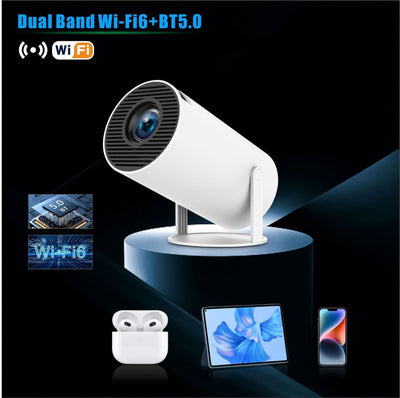 Fenzor™ HY300 Pro Mini Projector – Portable Home Theater with LED HD Display