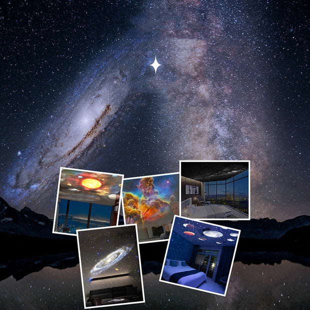 Fenzor™ Galaxy Sky Projector Lamp – LED Star Night Light with Nebula Effect