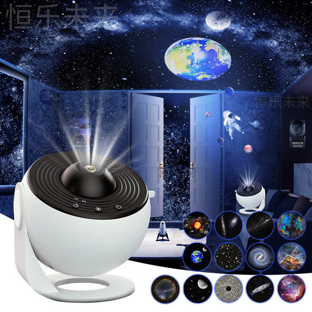 Fenzor™ Galaxy Sky Projector Lamp – LED Star Night Light with Nebula Effect